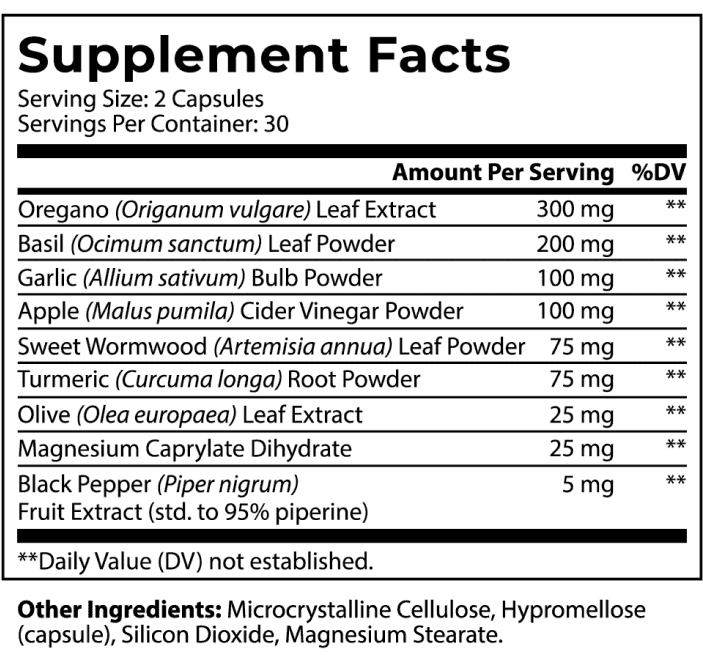 Supplement facts